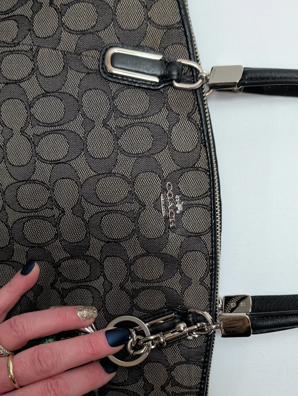 Coach Signature C Small Kelsey Satchel Bag